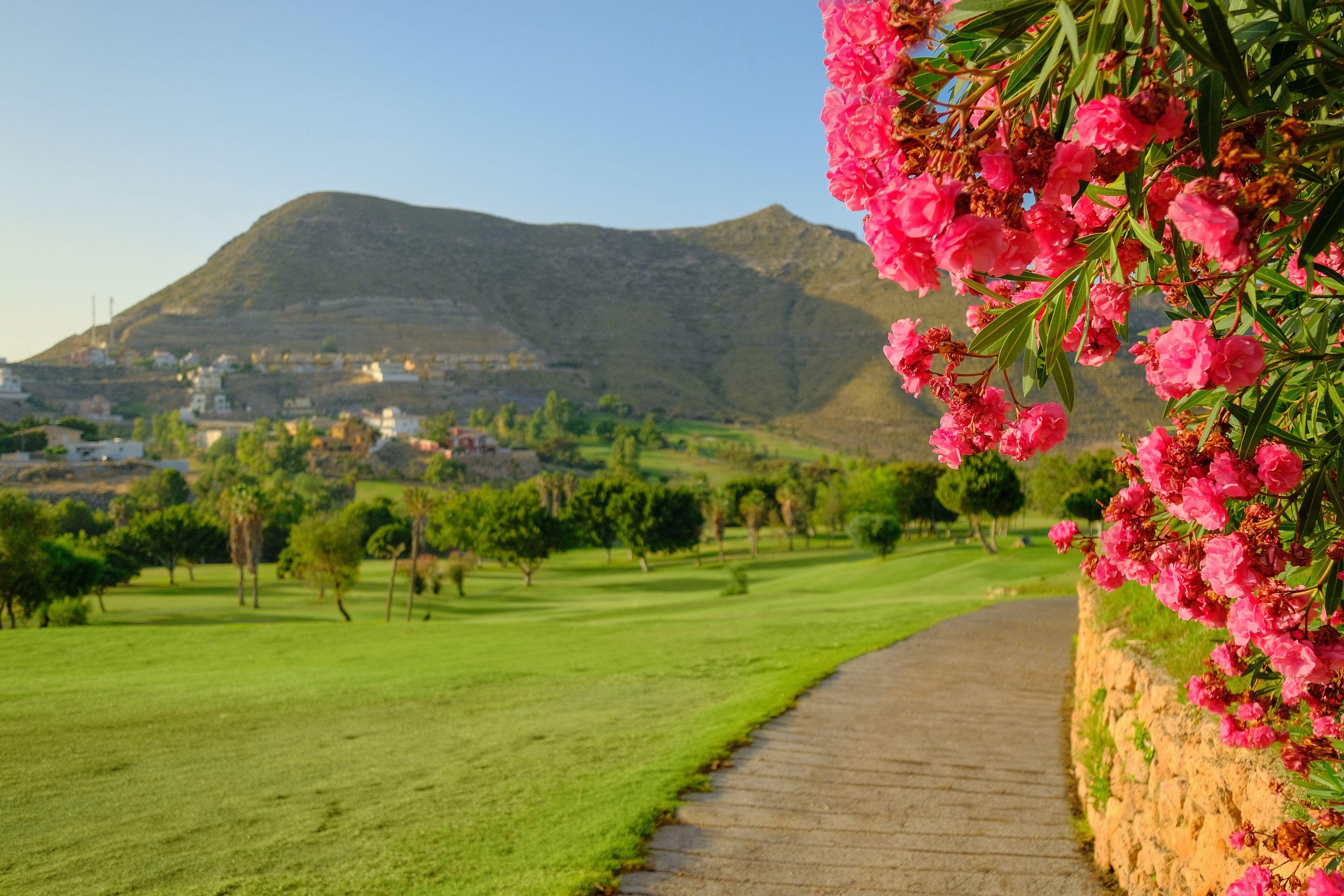 Hotel Envia Almeria Spa & Golf Aguadulce  Luaran gambar View of the Sierra de Callosa